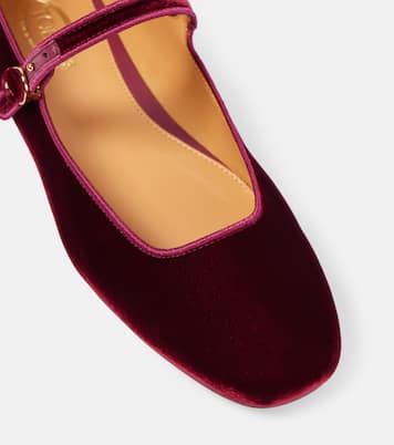Velvet Mary Jane flats | Tod's