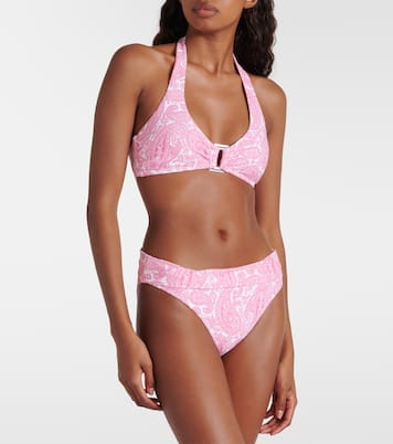 Haut de bikini Ischia imprimé | Heidi Klein