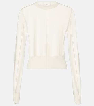 Pull raccourci en laine | Chloé