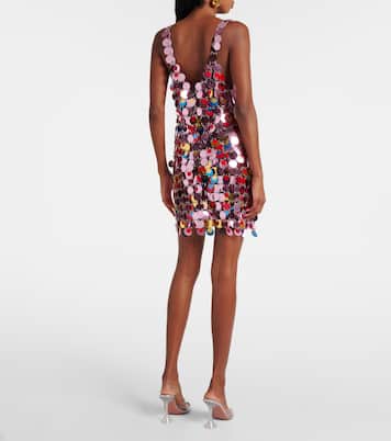 Minirock mit Pailletten | Rabanne