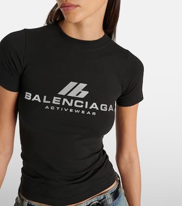 T-shirt in jersey di misto cotone | Balenciaga