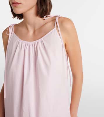 Midikleid aus Baumwolle mit Spitze | Acne Studios