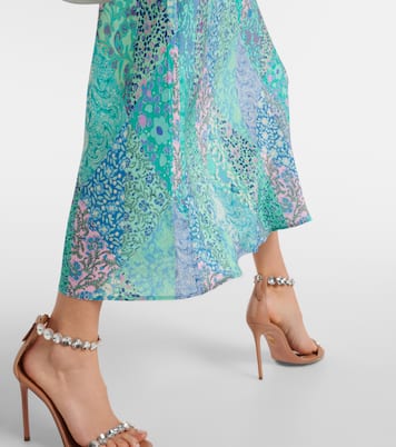 Alondra patchwork silk maxi dress | Rixo