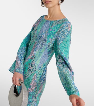 Alondra patchwork silk maxi dress | Rixo