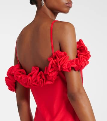Floral-appliqué jersey gown | Coperni