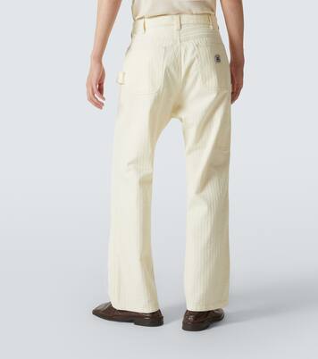 Cotton straight pants | Bode
