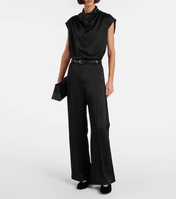 Ballerines Minimalist en velours | Toteme