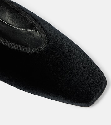 Ballerines Minimalist en velours | Toteme