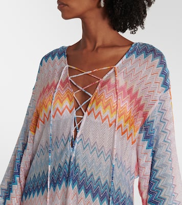Ombré knitted beach cover-up | Missoni