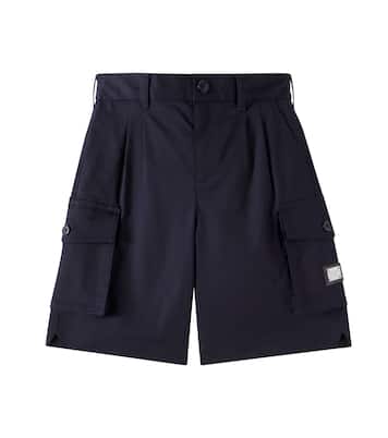 Cotton gabardine shorts | Dolce&Gabbana Kids