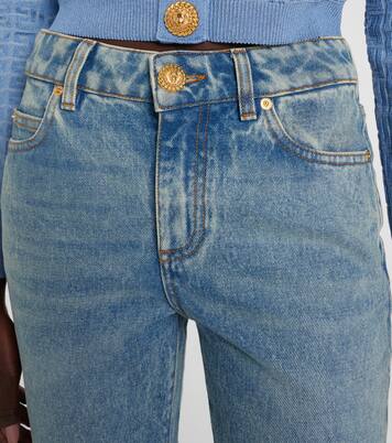 Jeans bootcut de tiro bajo | Balmain