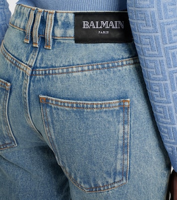 Jeans bootcut de tiro bajo | Balmain