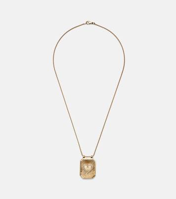 Collar Heart de oro de 18 ct con diamantes | Marie Lichtenberg