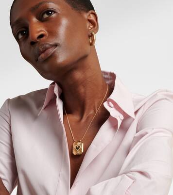 Collar Heart de oro de 18 ct con diamantes | Marie Lichtenberg