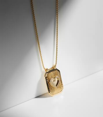 Collar Heart de oro de 18 ct con diamantes | Marie Lichtenberg