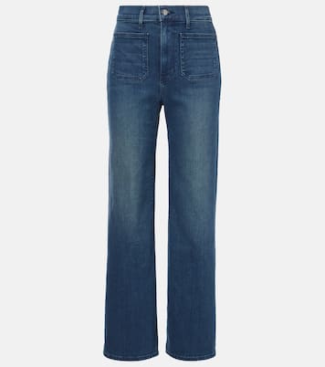Jeans flared Crosbie de tiro alto | Veronica Beard