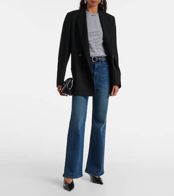 Jeans flared Crosbie de tiro alto | Veronica Beard