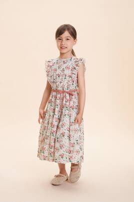 Bella floral cotton dress | C'era Una Volta