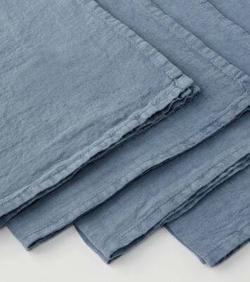 Set of four linen napkins | Once Milano
