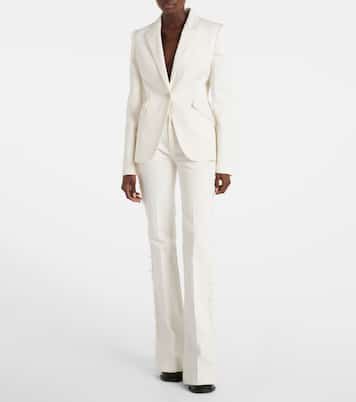 High-rise bootcut jeans | McQueen