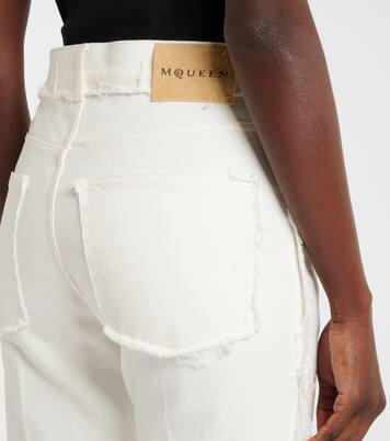 High-rise bootcut jeans | McQueen
