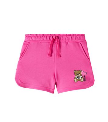Teddy Bear cotton shorts | Moschino Kids