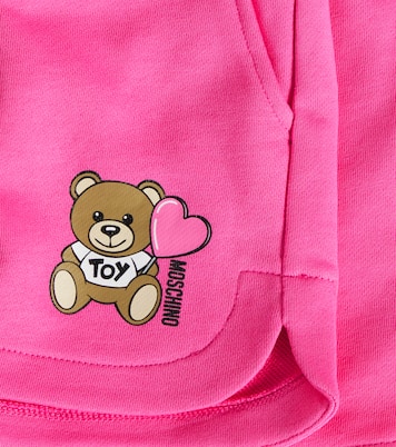 Teddy Bear cotton shorts | Moschino Kids