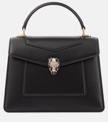 Serpenti Forever Medium leather tote bag | Bvlgari
