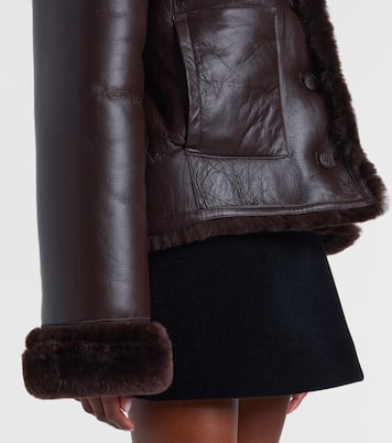 Wendbare Jacke aus Shearling | David Koma