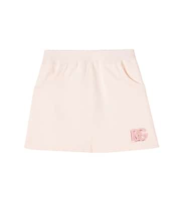 DG sequined cotton skirt | Dolce&Gabbana Kids