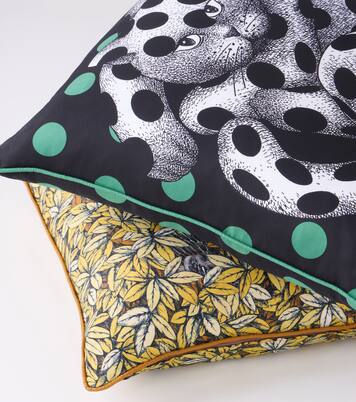 Cuscino High Fidelity in seta con stampa | Fornasetti