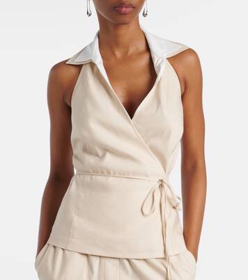 Top Campbell aus Leinen | Simkhai