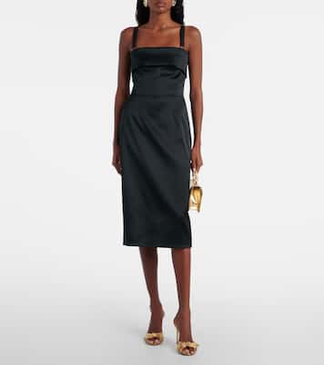 Mules in pelle metallizzata con fiocco | Dolce&Gabbana