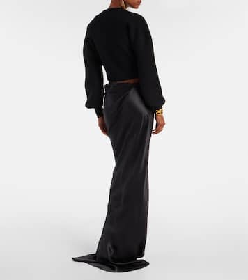 Pullover cropped in misto lana e cashmere | Tom Ford