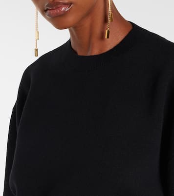 Pullover cropped in misto lana e cashmere | Tom Ford