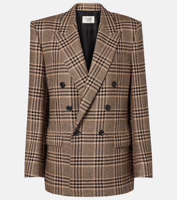 Double-breasted silk and cashmere blazer | Saint Laurent