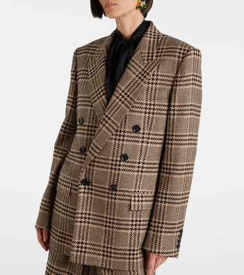 Double-breasted silk and cashmere blazer | Saint Laurent