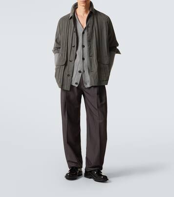 Cardigan en lin mélangé | Giorgio Armani
