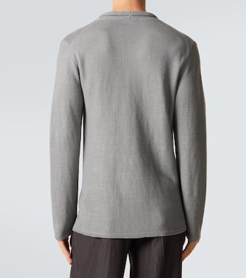 Cardigan en lin mélangé | Giorgio Armani