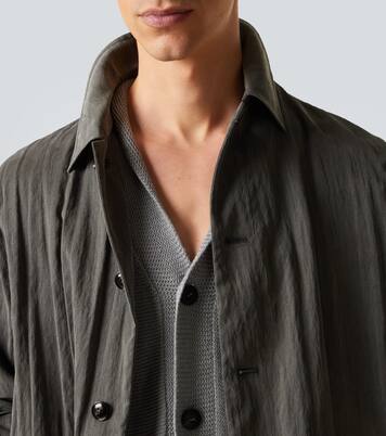 Cardigan en lin mélangé | Giorgio Armani