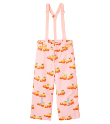 Printed ski salopettes | Tinycottons