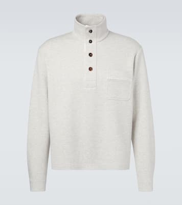 Sweat-shirt en coton, soie et cachemire | Tom Ford