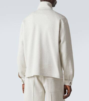 Sweat-shirt en coton, soie et cachemire | Tom Ford
