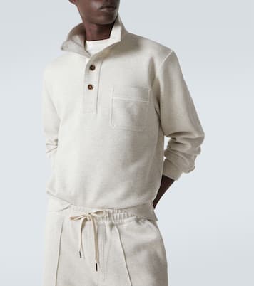 Sweat-shirt en coton, soie et cachemire | Tom Ford