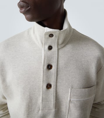 Sweat-shirt en coton, soie et cachemire | Tom Ford
