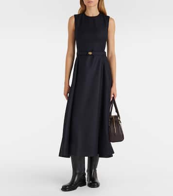 Midikleid aus Wolle | Burberry