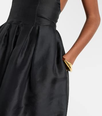 Robe midi Colette en organza de soie | Khaite