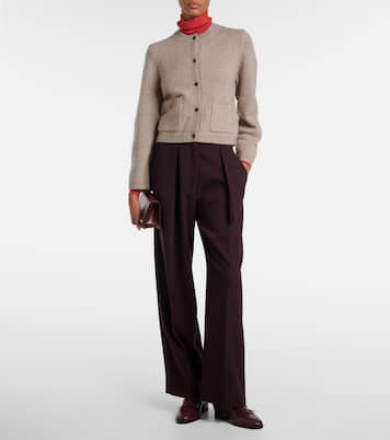 Wool and cashmere cardigan | Jardin des Orangers