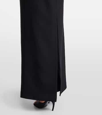 Embellished halterneck crêpe gown | Simkhai