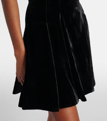 Embellished velvet minidress | Balmain